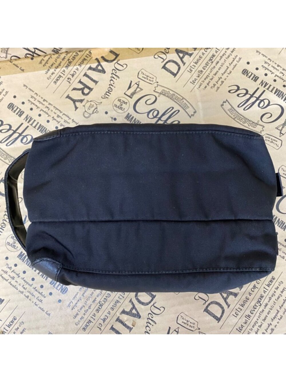Gucci Handbag Pouch Clutch Nylon Black Business Travel - Picture 6 of 15